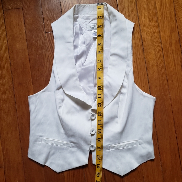 4P White Ann Taylor Loft Vest - Picture 8 of 9